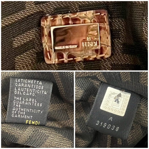 👑✅PRICE FIRM✅ Beautiful Large White and Brown Spy Bag - Picture 11 of 17